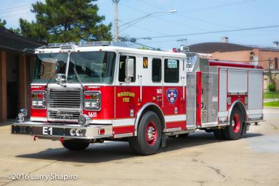 Waukegan IL FD Engine 1611 2016 Seagrave marauder II Larry Shapiro photographer shapirophotography.net